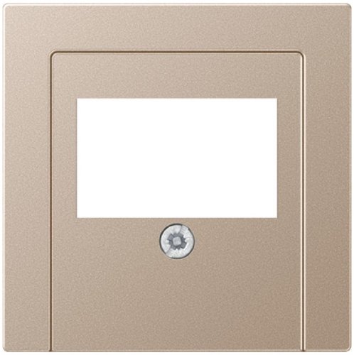 Лицевая панель Jung A creation для 2-м. розетки USB/аудио шампань фото Лицевая панель Jung A creation для 2-м. розетки USB/аудио шампань картинка